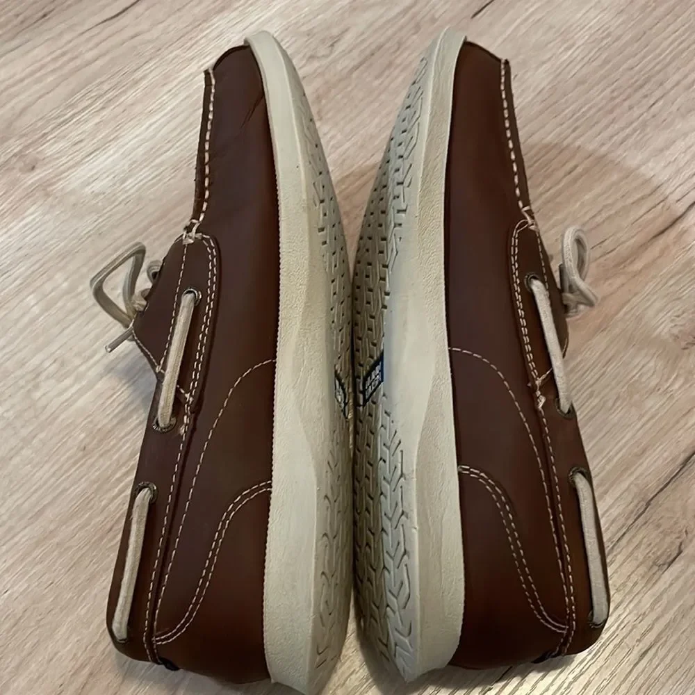 Nunn Bush Brown Top Sider Casual Memory Foam Classic Slip On Size 9.5